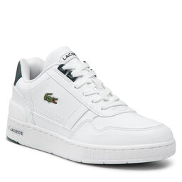 Lacoste Sportcipő Lacoste T-Clip 0121 1 Suj 7-42SUJ00041R5 Wht/Dk Grn