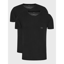Armani Exchange Armani Exchange Σετ 2 T-Shirts 956005 CC282 07320 Μαύρο Slim Fit