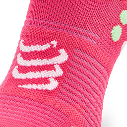 

Високі шкарпетки unisex Compressport Pro Racing Socks v4.0 Run High XU00046B Hot Pink/Summer Green 379, Рожевий