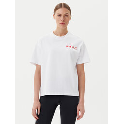Fila Fila Camiseta Leffinge FAW1029 Blanco Loose Fit