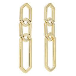 Luv AJ Auskarai Luv AJ The Slash Chain Studs FW22-E-SCS-G Gold
