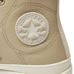 

Кеди Converse Chuck Taylor All Star Construct Leather A06595C Beach Stone/Egret/Blue Slushy, Бежевий