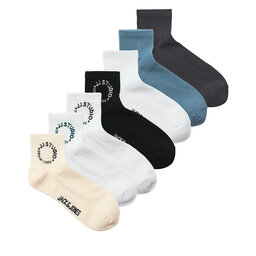 Jack&Jones Sada 7 párů pánských vysokých ponožek Jack&Jones Marcus 12269363 Barevná