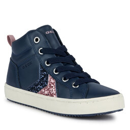 Geox Сникърси Geox J Kalispera Girl J364GB 0BCEW C0965 M Navy/Dk Pink
