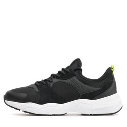 

Снікерcи Calvin Klein Jeans Retro Tennis Sock YM0YM00590 Black/Safety Yellow 00X, Чорний