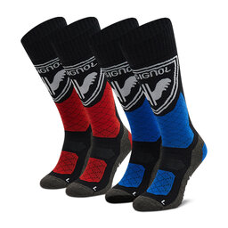 Rossignol Σετ 2 ζευγάρια ψηλές κάλτσες unisex Rossignol Thermotech 2P RLKMX14 Black 200