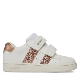Geox Sneakersy Geox J Eclyper Girl J45LRA 000BC C1ZH8 M Bílá