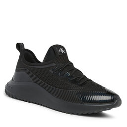 Calvin Klein Jeans Αθλητικά Calvin Klein Jeans Eva Runner Sock Laceup YM0YM00770 Triple Black 0GT