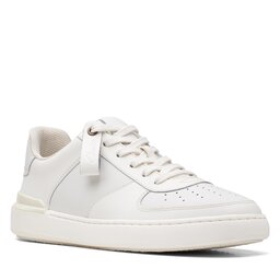 Clarks Félcipő Clarks CourtLite Tie 26167365 White