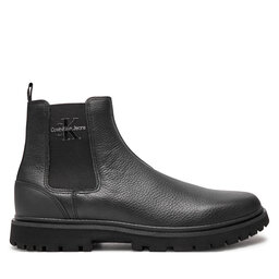 Calvin Klein Jeans Μποτάκια με λάστιχο Calvin Klein Jeans Eva Mid Chelsea Boot Lth YM0YM00750 Μαύρο