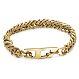 Diesel Bracciale Diesel D Logo Chain DX1511710 Oro