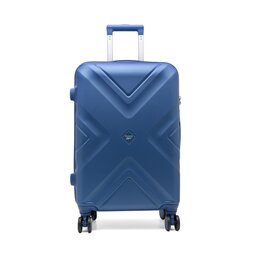 Reebok Közepes keményfedelű bőrönd Reebok WAL-RBK-01BLUE-M Blue