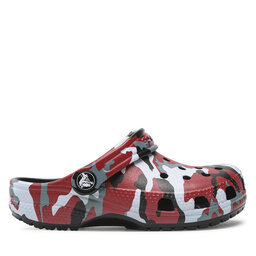 

Шльопанці Crocs Classic Camo Clog 207594 Black/Red, Червоний