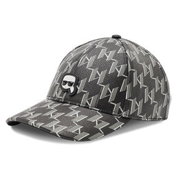 KARL LAGERFELD Șapcă KARL LAGERFELD Ikonik Monogram 225W3410 Black/Multi 908