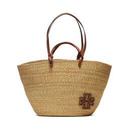 

Сумка Tory Burch Ella Straw Basket Tote 135740 Natural 254, Бежевий