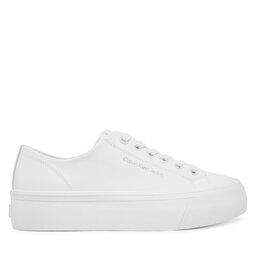 Calvin Klein Jeans Sneakers Calvin Klein Jeans Vulc Flatform Low Mg Lth YW0YW01771 Bianco