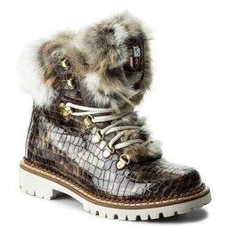 New Italia Shoes Боти New Italia Shoes 1515404A/26 Taupe