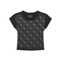 Guess Guess Marškinėliai J5YI37 K6YW4 Juoda Regular Fit