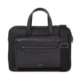 Calvin Klein Brašna na notebook Calvin Klein Ck Elevated Laptop Bag Repreve K50K510851 Black Tonal Mono 01I