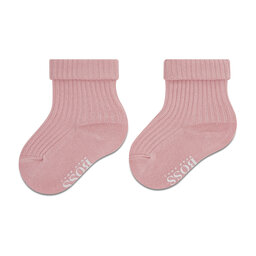 

Набір 5 пар високих дитячих шкарпеток Boss J90230 Pink Washed Pink 45T, Кольоровий