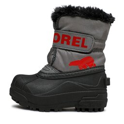 

Снігоходи Sorel Childrens Snow Commander NC1960-052 Quarry/Cherrybomb, Сірий