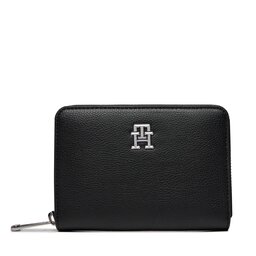 Tommy Hilfiger Malá dámská peněženka Tommy Hilfiger Th Essential Sc Med Za AW0AW16091 Černá