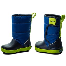

Снігоходи Crocs Lodgepoint Snow Boot K 204660 Blue Jean/Navy, Голубий