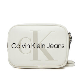 Calvin Klein Jeans Torebka Calvin Klein Jeans Sculpted Camera Bag18 Mono K60K610275 Biały