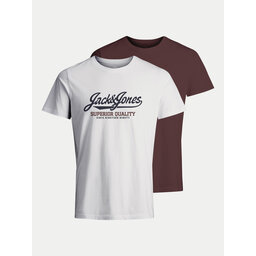 Jack&Jones Jack&Jones 2er-Set T-Shirts Hudson 12271577 Bunt Regular Fit