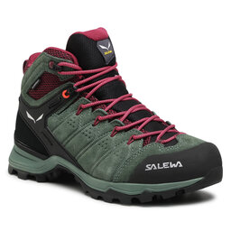 Salewa Bakancs Salewa Ws Alp Mate Mid Wp 61385-5085 Duck Green/Rhododendon 5085