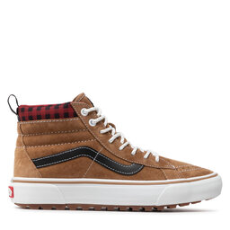 

Снікерcи Vans Sk8-Hi Mte-1 VN0A5HZYY491 Plaid Brown/Black, Коричневий