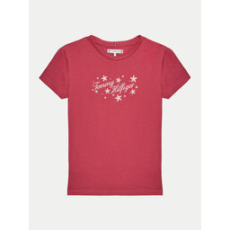 Tommy Hilfiger Tommy Hilfiger Marškinėliai KG0KG08250 D Rožinė Regular Fit