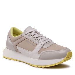 Calvin Klein Sneakersy Calvin Klein Low Top Lace Up Mix New HM0HM00926 Feather Gray Mix 0F4