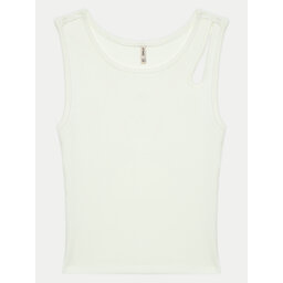 Kids ONLY Kids ONLY Τοπ Nessa 15263437 Λευκό Tight Fit
