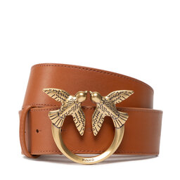 Pinko Cinturón para mujer Pinko Minimus H4 Belt AI 22-23 PLT01 1H2141 Y5H7 Cuoio L58Q