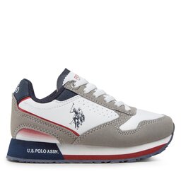 

Снікерcи U.S. Polo Assn. Nobik001B NOBIK001B/BHT2 Whi/Lgr02, Білий