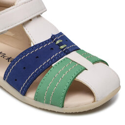 

Босоніжки Kickers Bigbazar-2 785422-10-32 S Blanc Bleu Vert, Білий