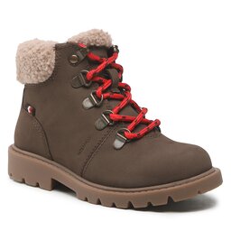 Geox Čižmy Geox J Shaylax B. Wpf DJ26HDD 032BH C6229 S Coffee/Dk Beige