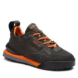 Replay Сникърси Replay Field Master GMS8L.000.C0001L Dk Grey/Orange 1766