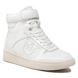 Pinko Laisvalaikio batai Pinko Lorena Basket Hi Sneaker AI 22-23 BLKS1 1H214S A08S White Z04
