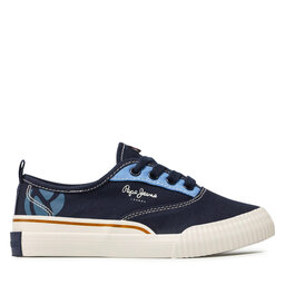 Pepe Jeans Tenisky Pepe Jeans Ottis Bamba PBS30525 Tmavomodrá
