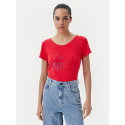 Liu Jo Beachwear Liu Jo Beachwear T-shirt VA5157 JS360 Crvena Regular Fit