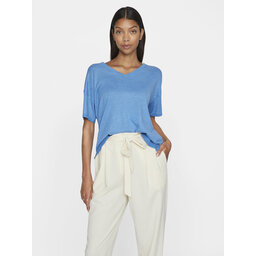 Vila Vila Camiseta Abella 14089540 Azul Relaxed Fit