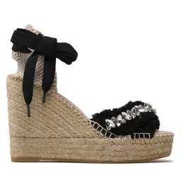

Еспадрильї Manebi X Wedges Valenciana G 4.2 WF Black W Gems, Чорний
