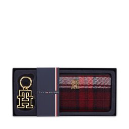 

Набір гаманець і брелок Tommy Hilfiger Large Za W Th Charm Check AW0AW158580GZ Check 0GZ, Голубий