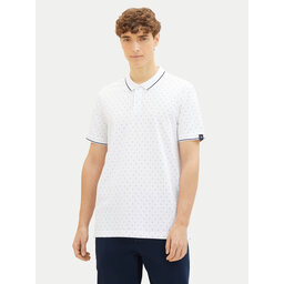 Tom Tailor Denim Tom Tailor Denim Polo marškinėliai 1040465 Balta Regular Fit