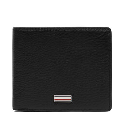 Tommy Hilfiger Geldbörse Tommy Hilfiger Th Central Cc Flap And Coin AM0AM14497 Schwarz