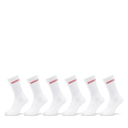 HUGO Lange Socken HUGO 50510187 Weiß