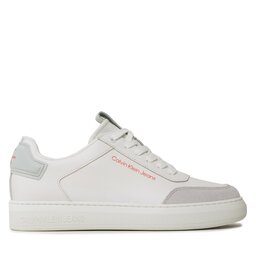 

Снікерcи Calvin Klein Jeans Casual CUpsole High/Low Freq YM0YM00670 White/Oyster Mushroom/Firecracker, Білий