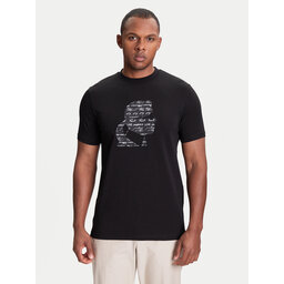 KARL LAGERFELD KARL LAGERFELD Póló 755042 553235 Fekete Regular Fit